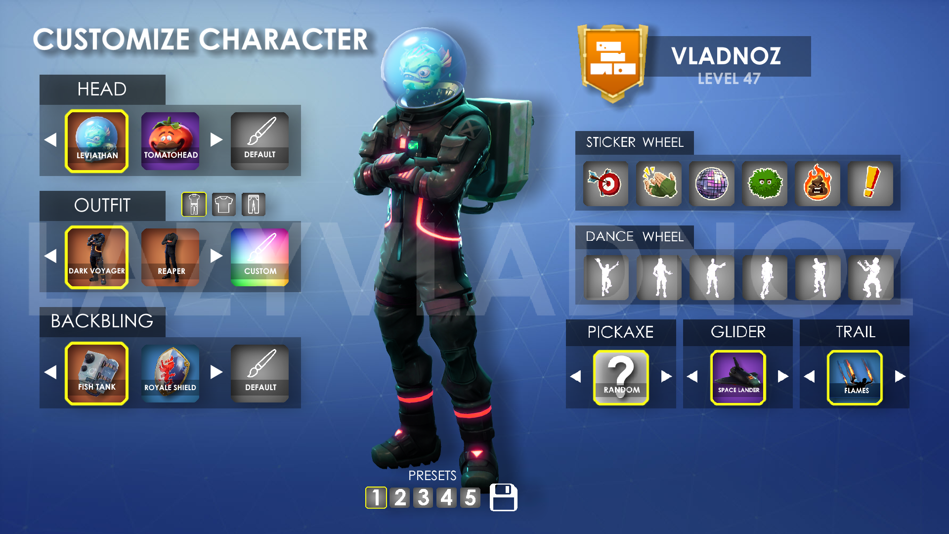 Character customization idea - Fortnite Battle Royale