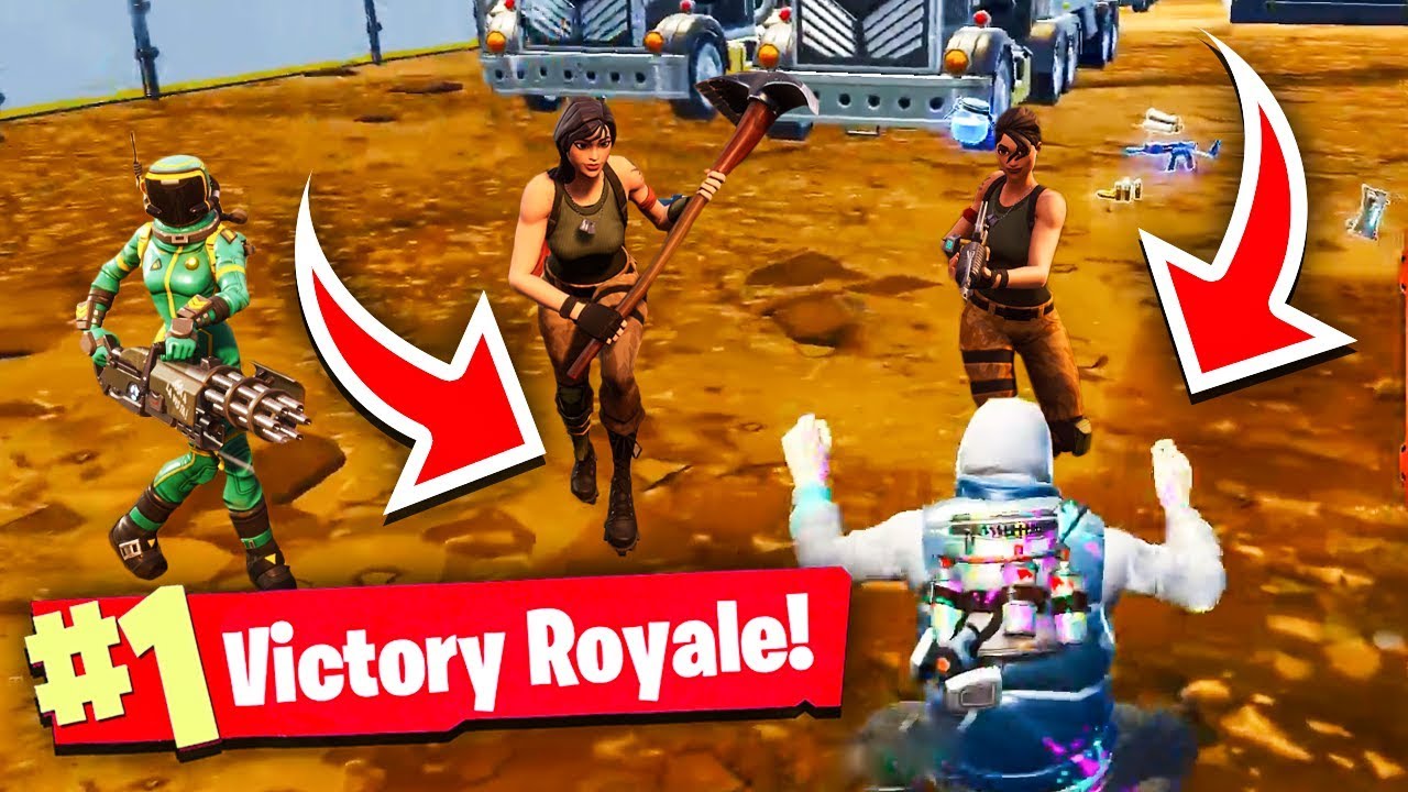 trolling with aimbot in fortnite battle royale