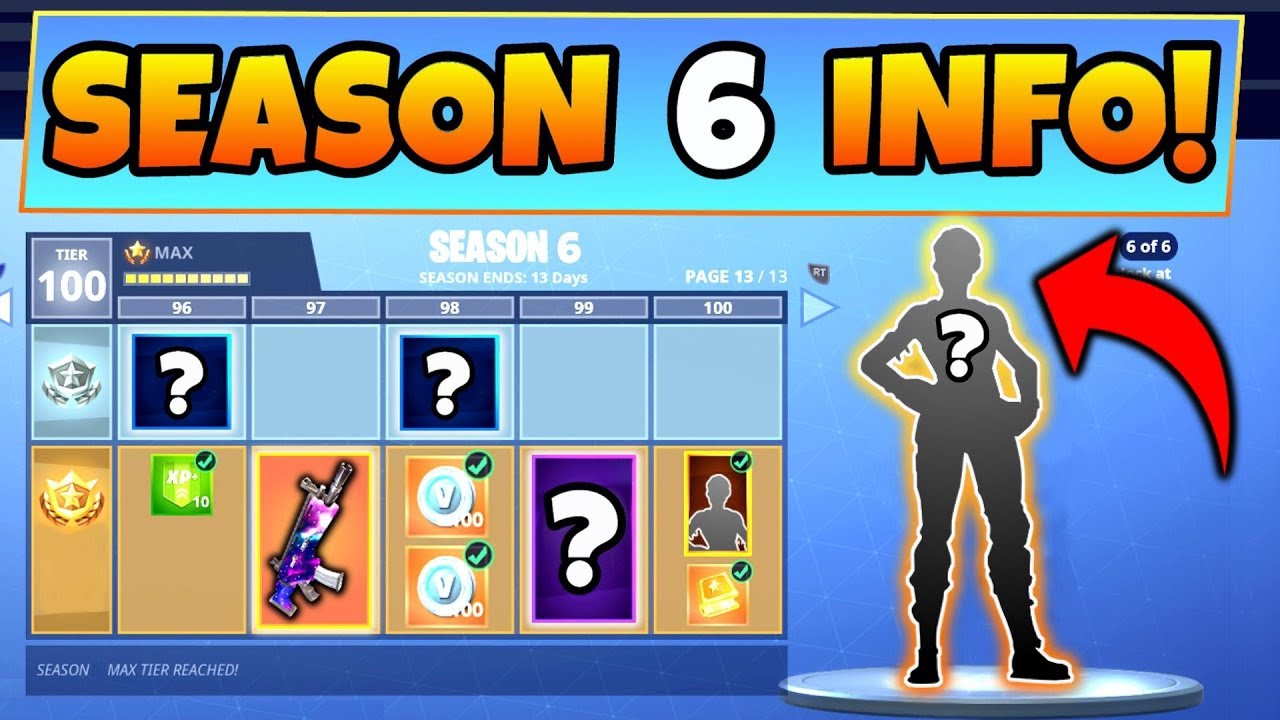 Fortnite Season 6 Battle Pass 8 Details We Know