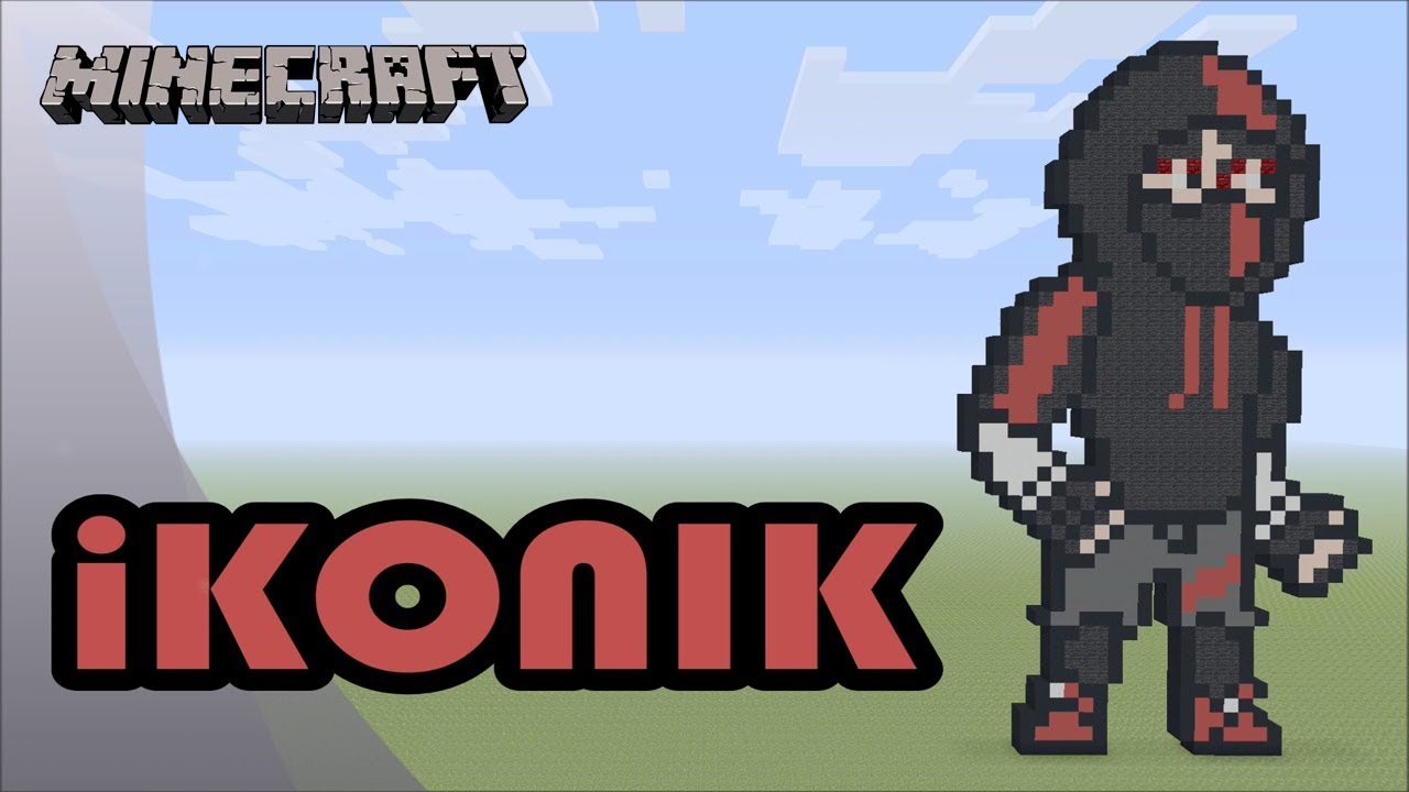 Minecraft: Pixel Art Tutorial: iKONIK (Fortnite Battle ... - 1280 x 720 jpeg 105kB