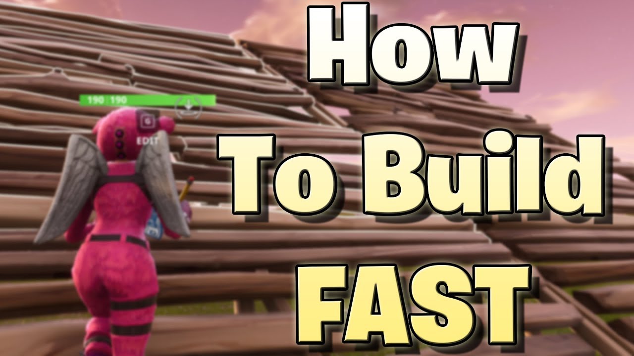 How To Build Fast In Fortnite Battle Royale Guide Fortnite Battle